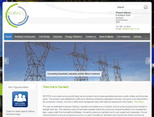 Tablet Screenshot of dev-tech.co.za